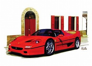 Ferrariイラスト フォト林部研一 Catsspeed